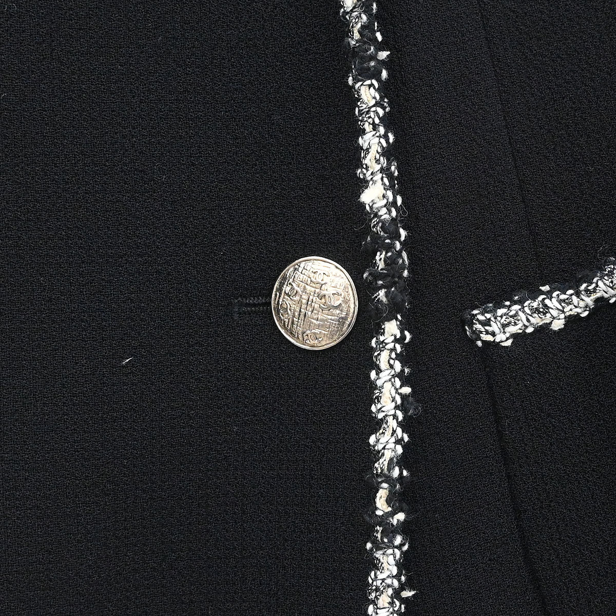 Chanel 2005 Emblem Double Breasted Jacket Black #50