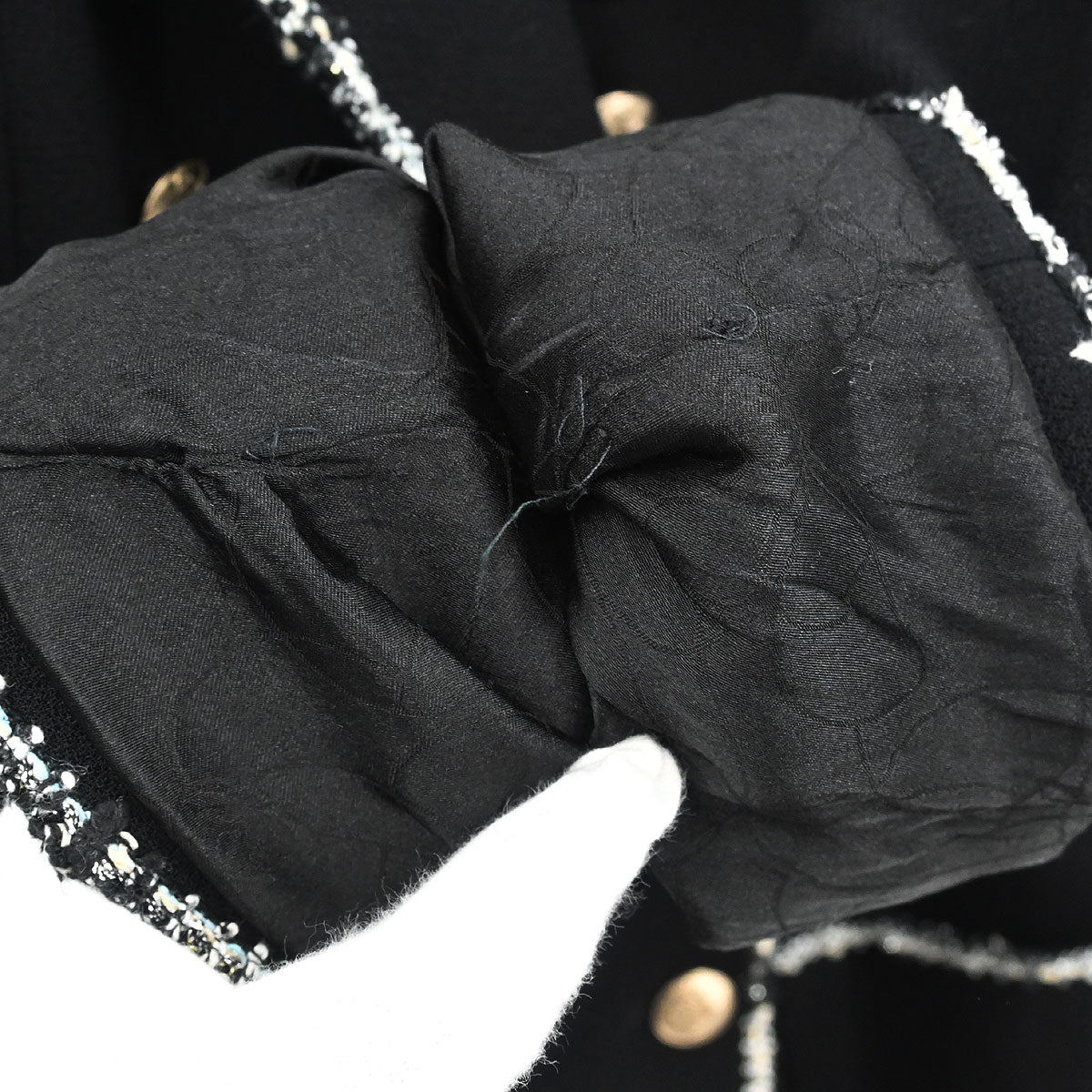 Chanel 2005 Emblem Double Breasted Jacket Black #50