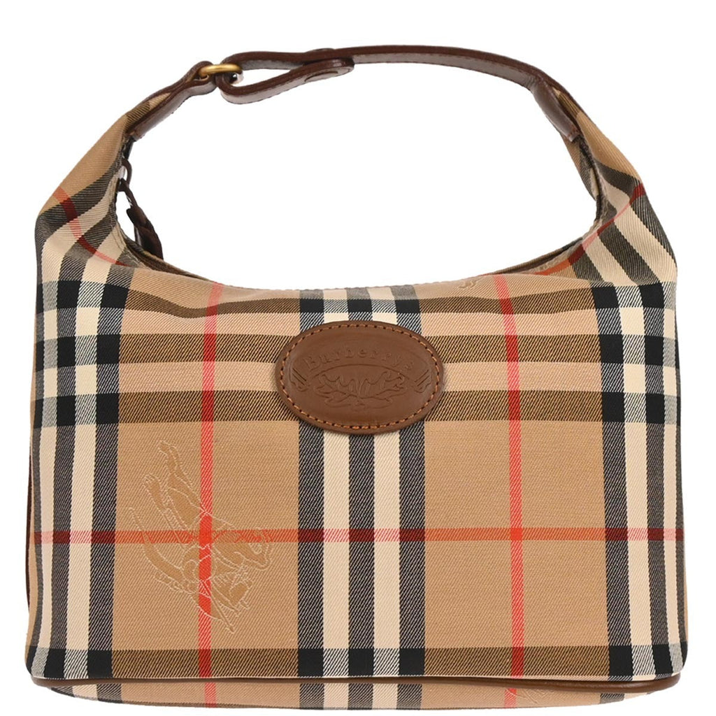 Burberrys Beige House Check Handbag