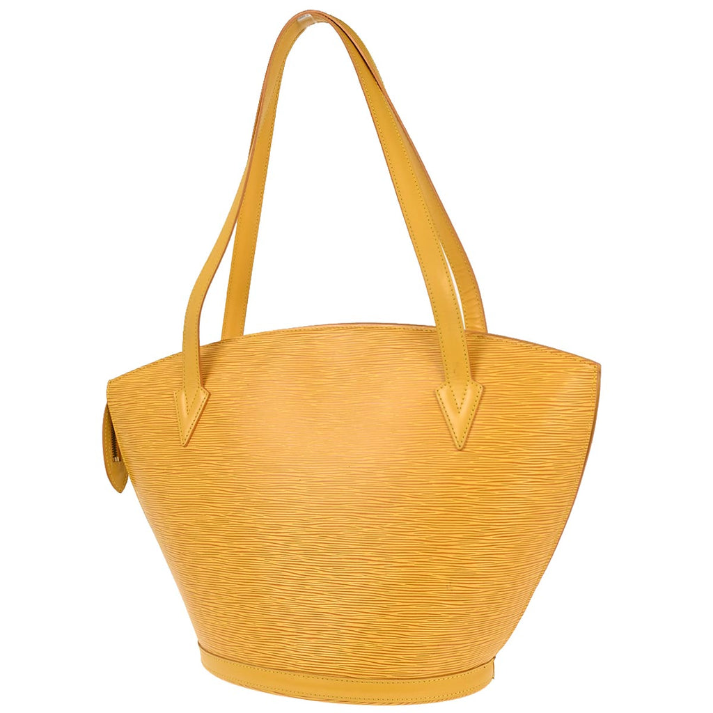 Louis Vuitton 1996 Yellow Epi Saint Jacques Shopping Tote Bag M52269
