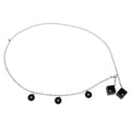 Chanel Cube Record Chain Belt Silver 04S