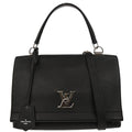 Louis Vuitton 2015 Black Cartable Lockme II 2way Shoulder Handbag M50250