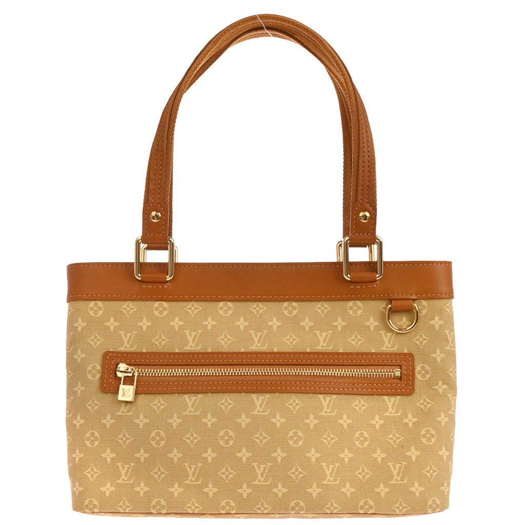 Louis Vuitton 2004 Beige Monogram Mini Lin Lucille PM Handbag