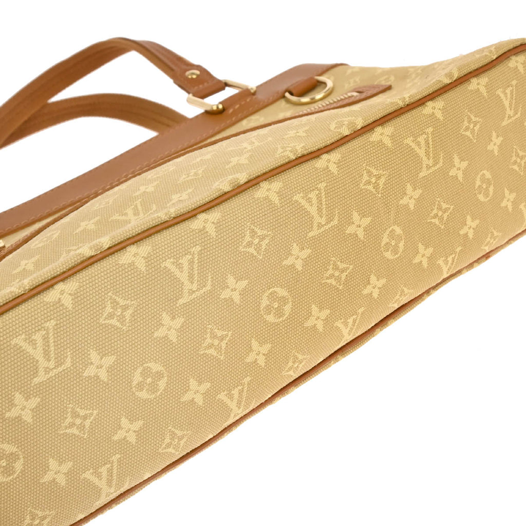 Louis Vuitton 2004 Beige Monogram Mini Lin Lucille PM Handbag