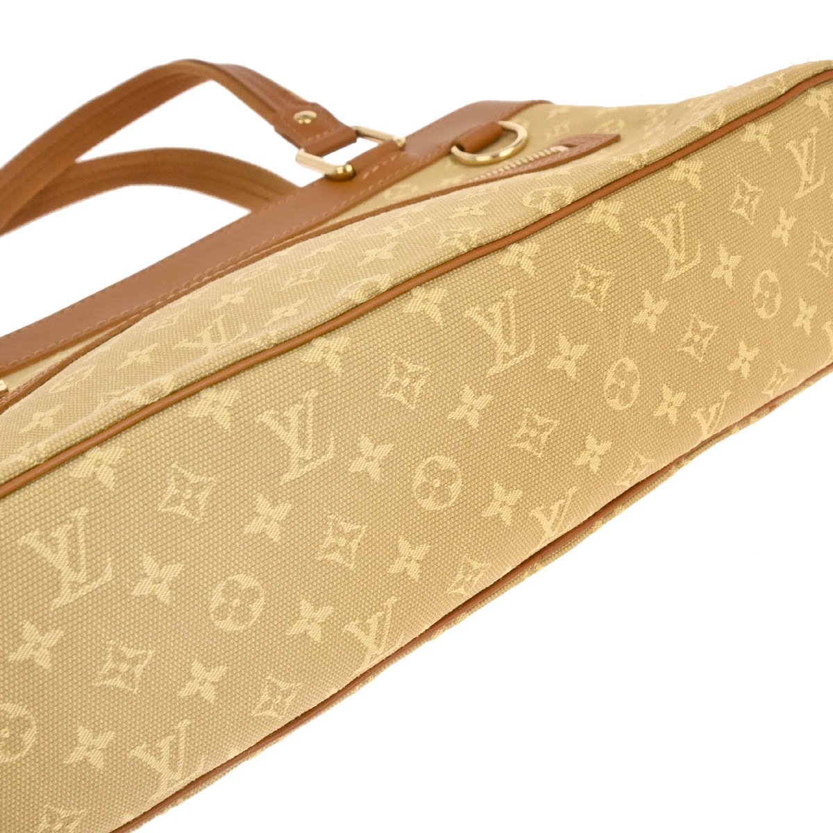 Louis Vuitton 2004 Beige Monogram Mini Lin Lucille PM Handbag