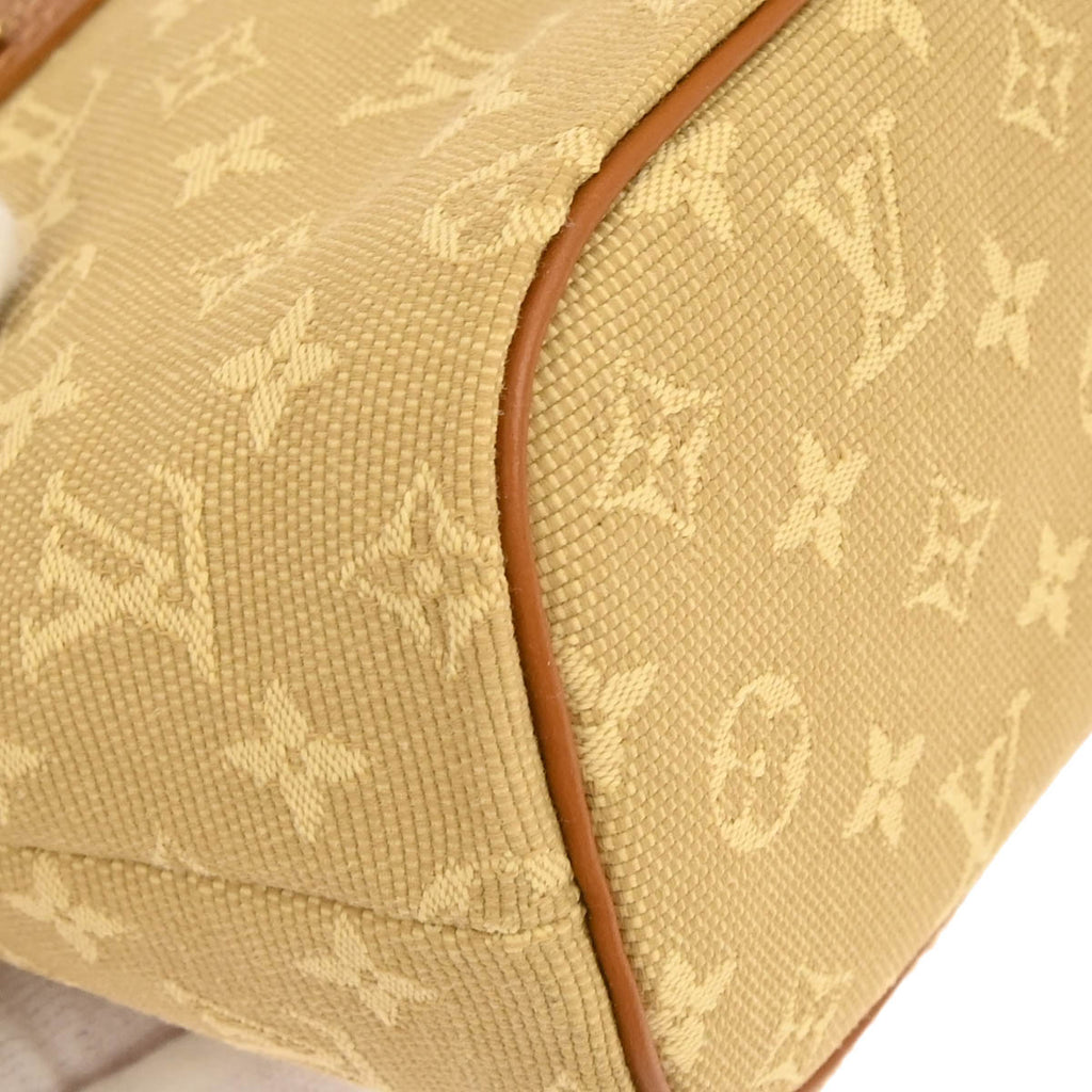Louis Vuitton 2004 Beige Monogram Mini Lin Lucille PM Handbag