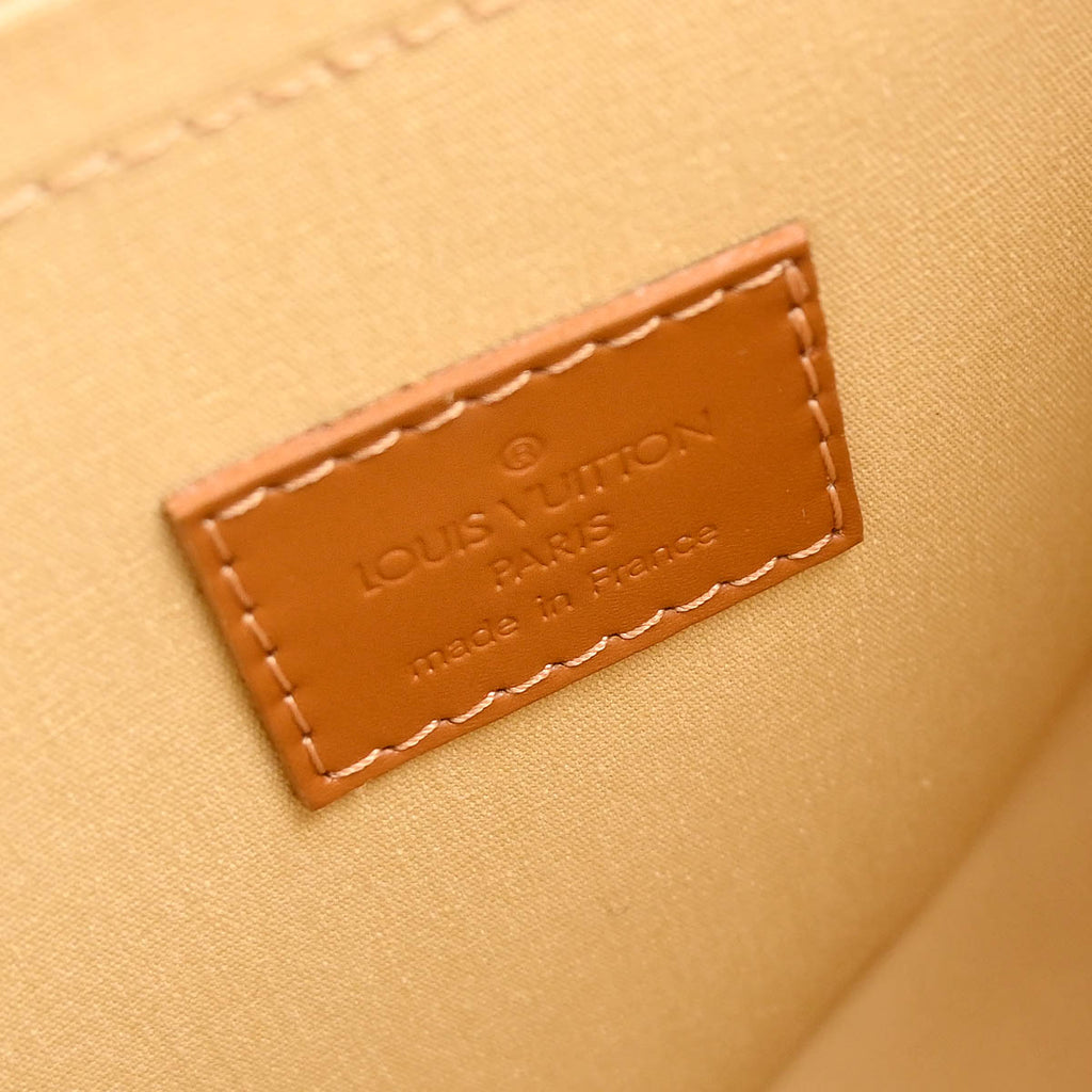 Louis Vuitton 2004 Beige Monogram Mini Lin Lucille PM Handbag