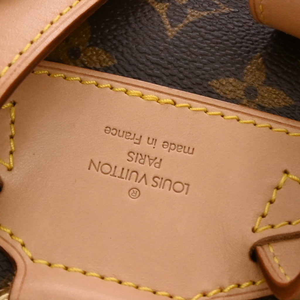 Louis Vuitton 1998 Monogram Montsouris MM Backpack M51136
