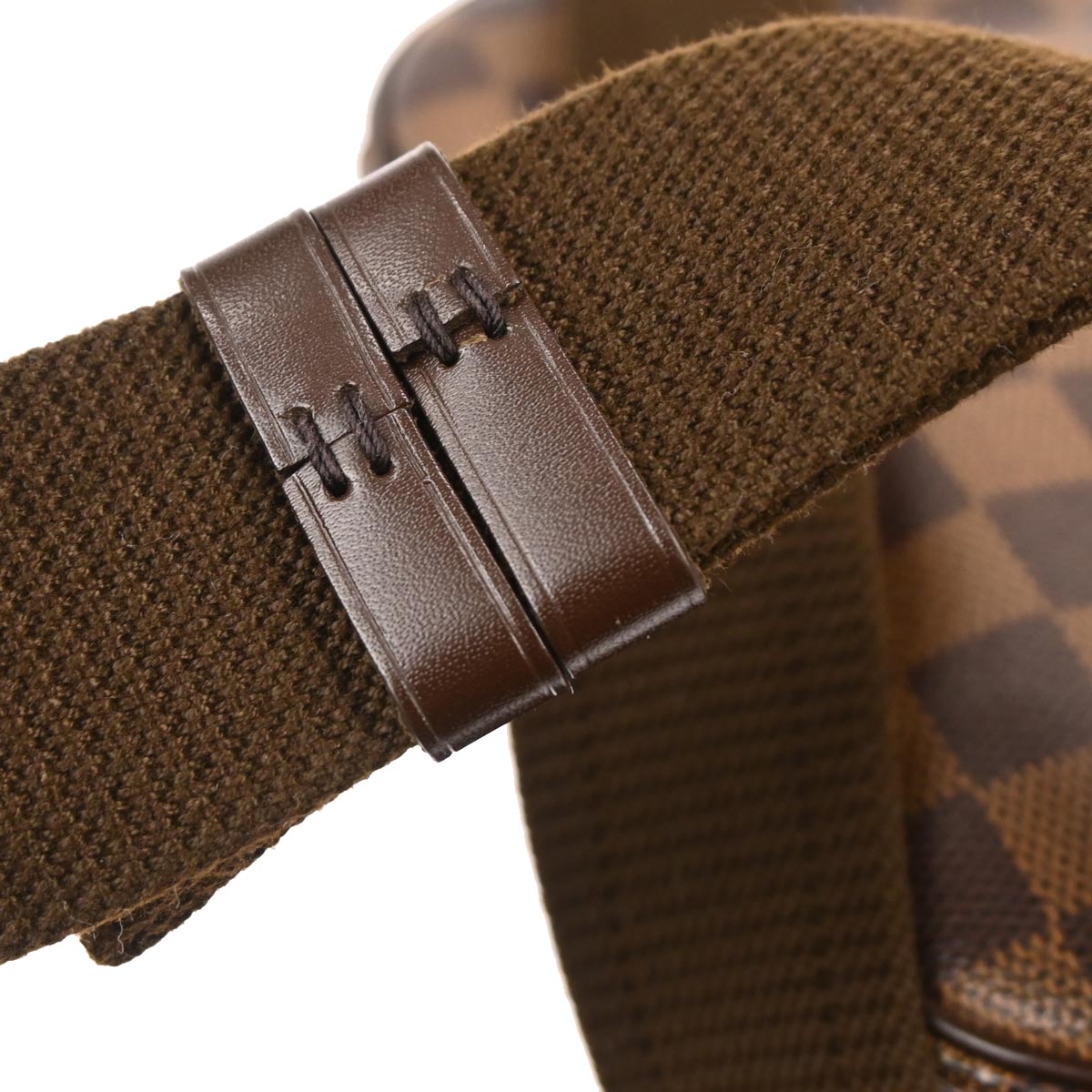 Louis Vuitton 2007 Damier Pochette Gange Body Bum Bag N48048