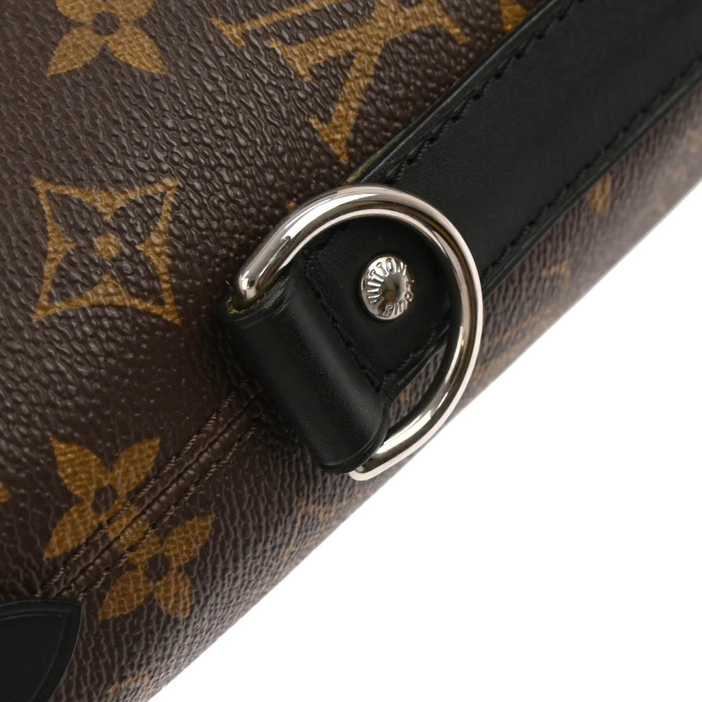 Louis Vuitton Monogram Macassar Davis Tote Shoulder Handbag M56708
