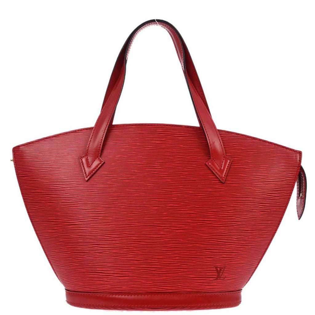 Louis Vuitton 1994 Red Epi Saint Jacques Tote Handbag M52277