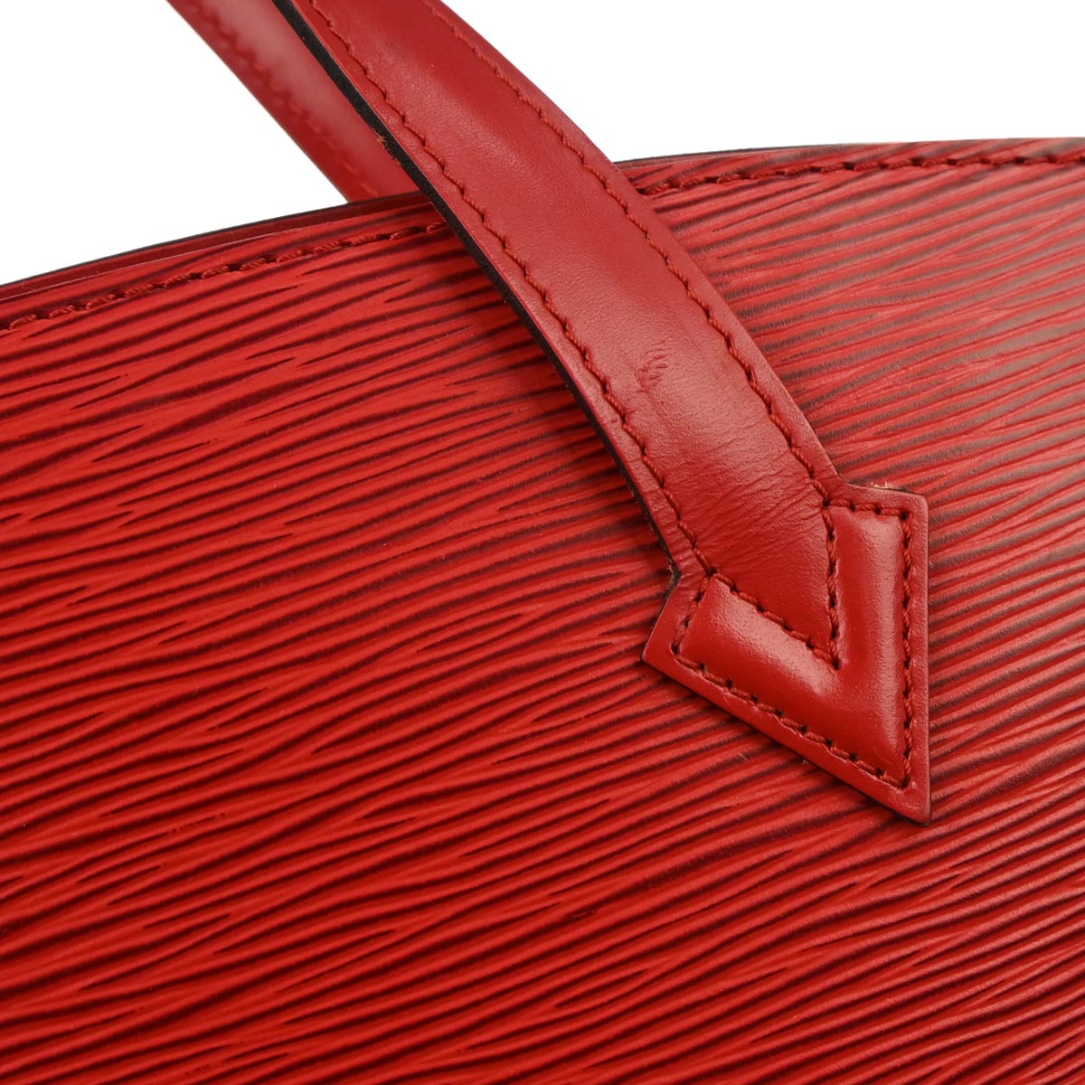 Louis Vuitton 1994 Red Epi Saint Jacques Tote Handbag M52277
