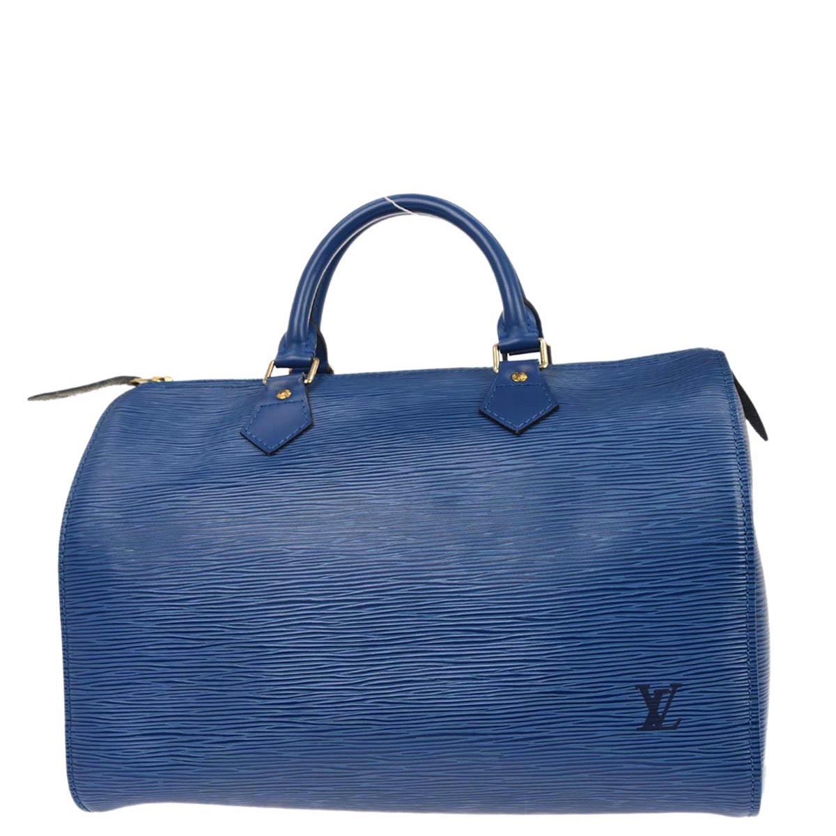 Louis Vuitton 1995 Blue Epi Speedy 30 Handbag M43005