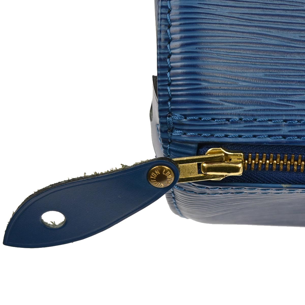 Louis Vuitton 1995 Blue Epi Speedy 30 Handbag M43005
