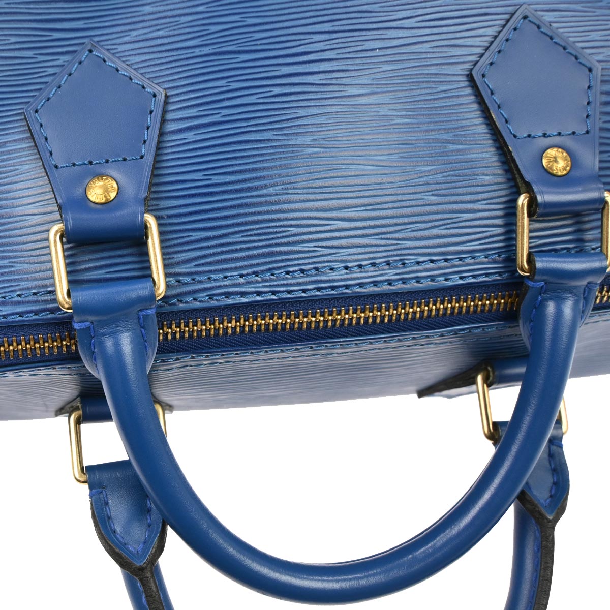 Louis Vuitton 1995 Blue Epi Speedy 30 Handbag M43005
