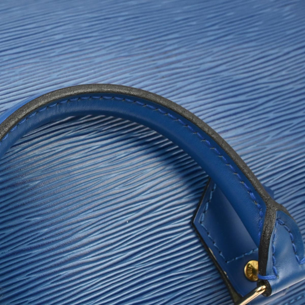 Louis Vuitton 1995 Blue Epi Speedy 30 Handbag M43005
