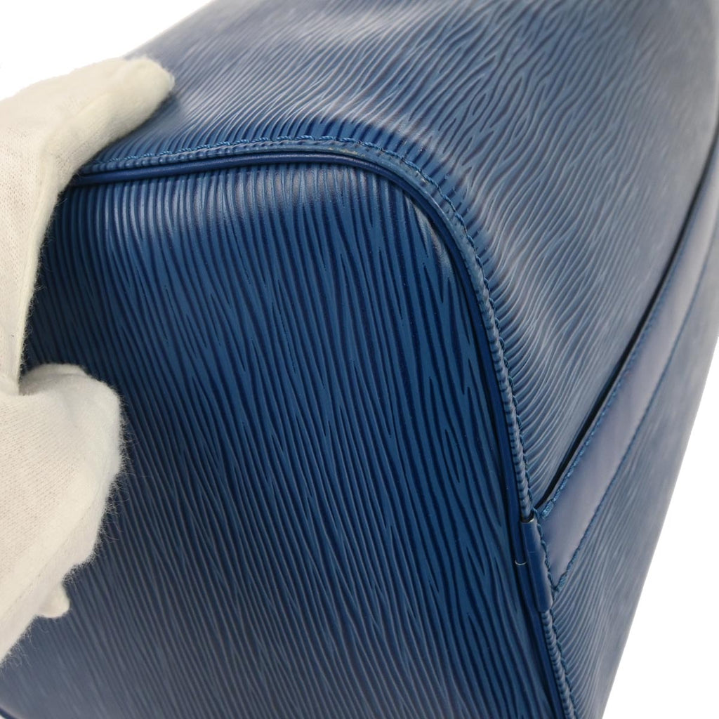 Louis Vuitton 1995 Blue Epi Speedy 30 Handbag M43005