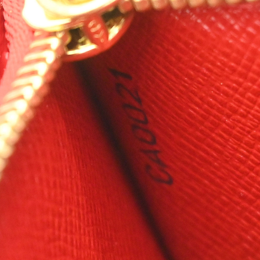 Louis Vuitton 2001 Red Epi Pochette Cles Coin Purse M63807