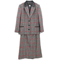 Celine Setup Suit Jacket Skirt Gray #42