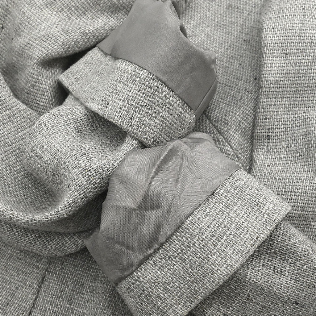 Celine Setup Suit Jacket Skirt Gray #44