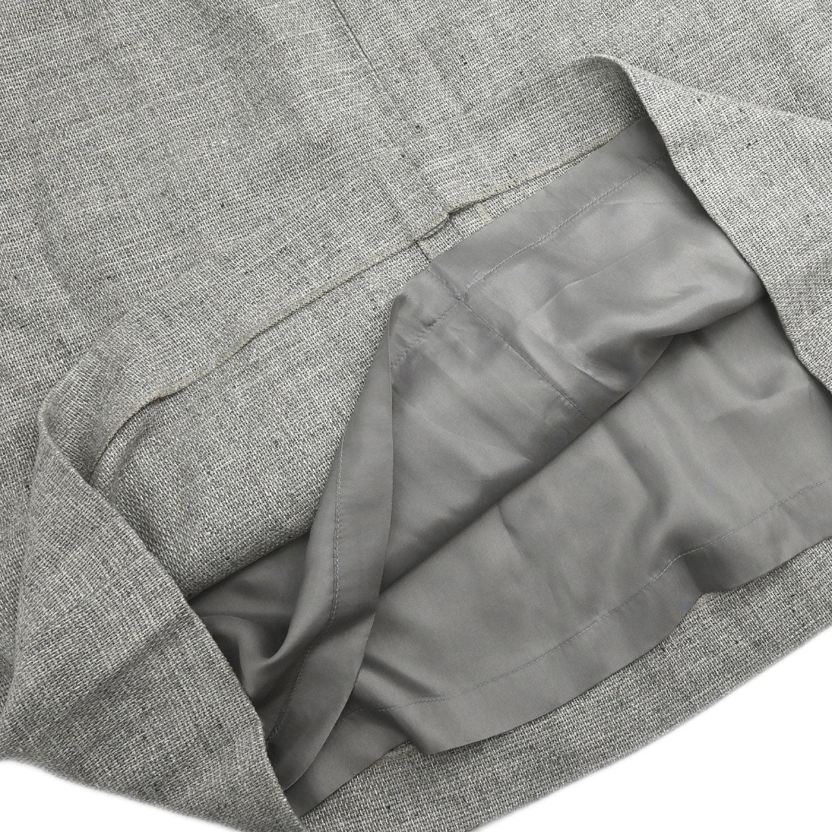Celine Setup Suit Jacket Skirt Gray #44