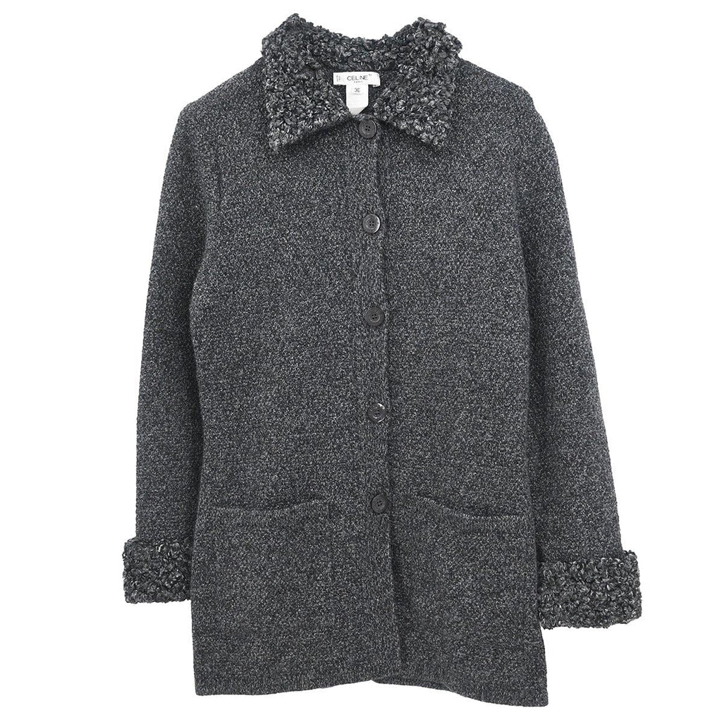 Celine Single Breasted Jacket Gray #36