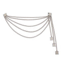 Chanel Silver Chain Charm Clip Brooch 03C