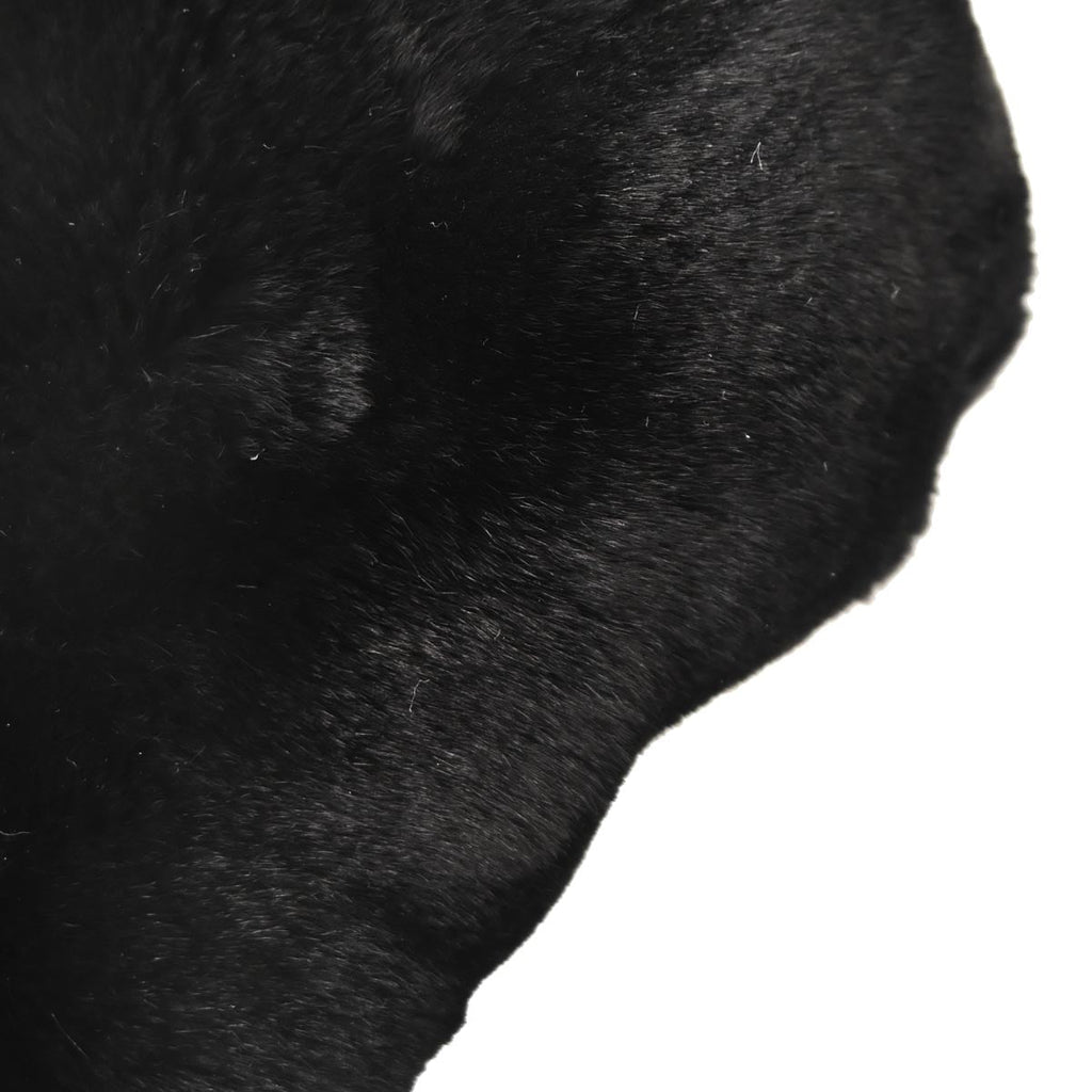 Chanel Black Lapin Fur Handbag