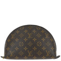 Louis Vuitton 2004 Monogram Trousse Demi Ronde Cosmetic Pouch M47520