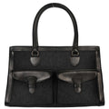 Christian Dior Black Denim Tote Handbag