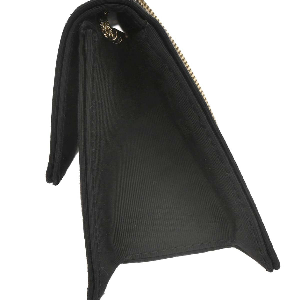 Chanel 2008-2009 Black Satin Mademoiselle Lock Handbag