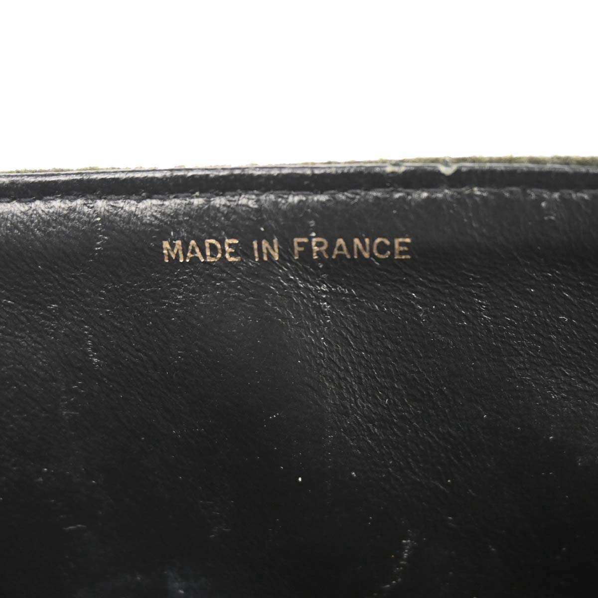 Chanel 1989-1991 Moss Green Wool Medium Classic Double Flap Shoulder Bag