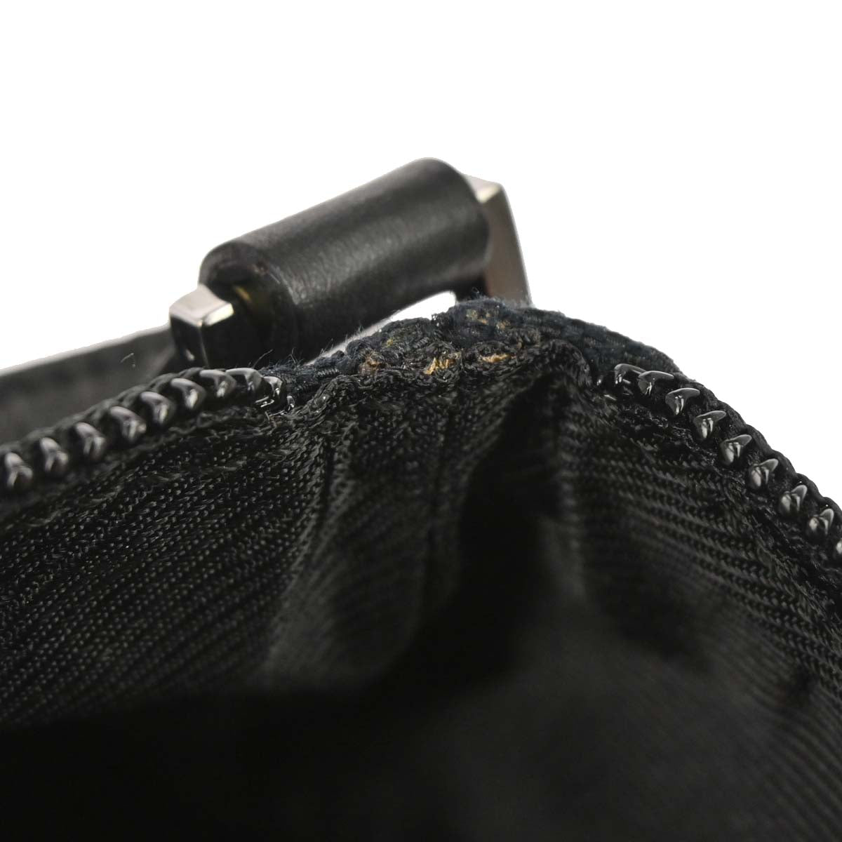 Gucci Black Canvas Sherry Line GG Handbag
