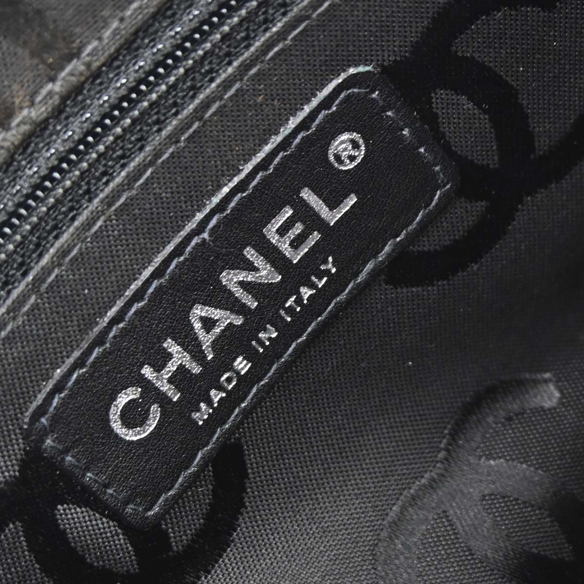 Chanel 2003-2004 Beige Calfskin Cambon Ligne Handbag