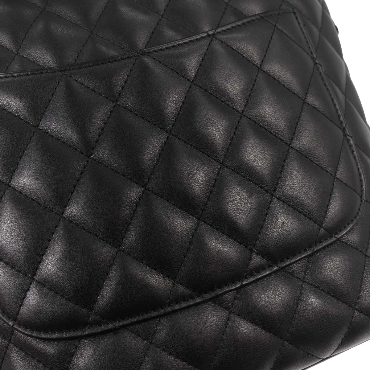 Chanel 2003-2004 Black Calfskin Cambon Ligne Tote Handbag