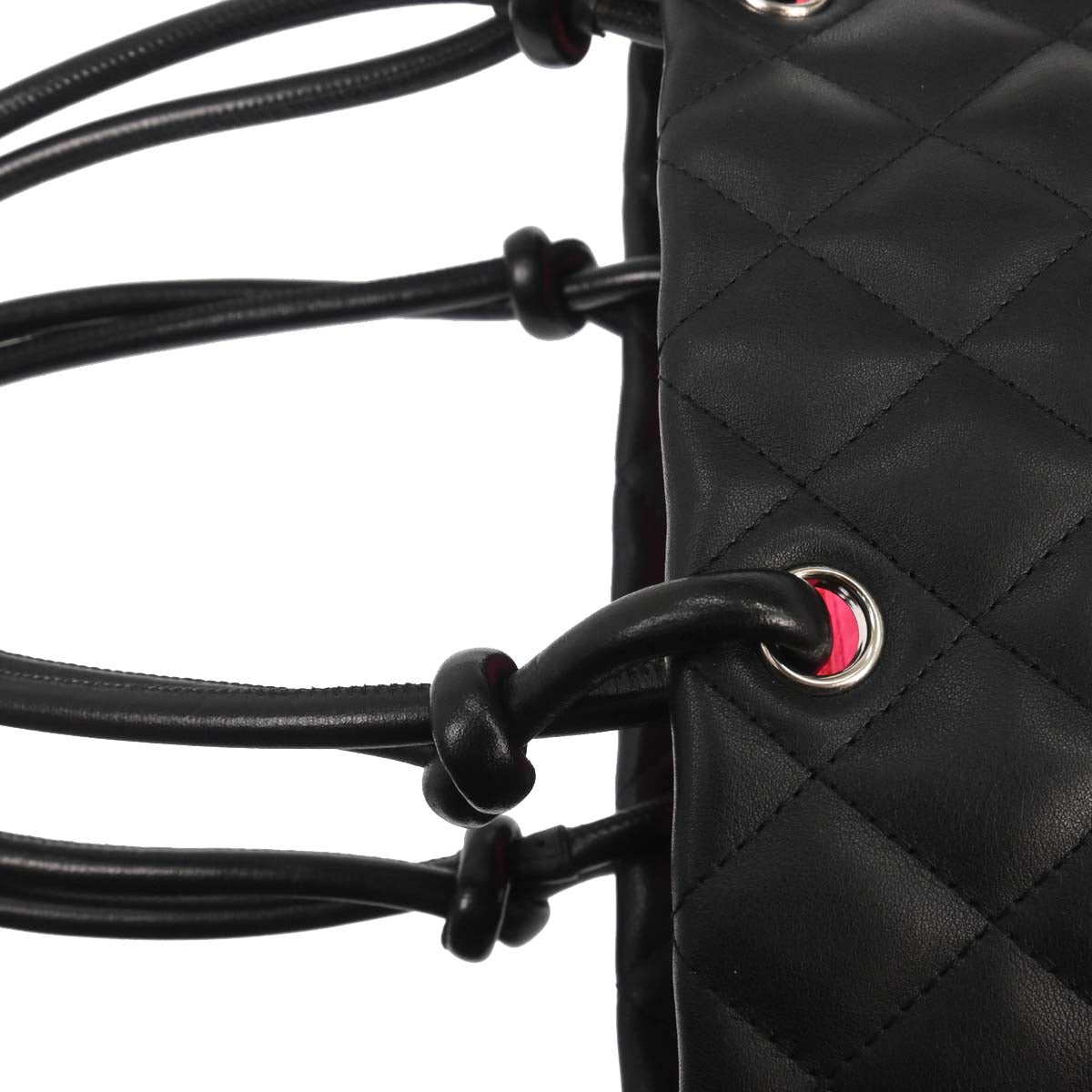 Chanel 2003-2004 Black Calfskin Cambon Ligne Tote Handbag