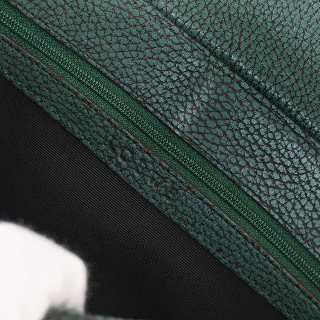 Loewe Green Leather Handbag