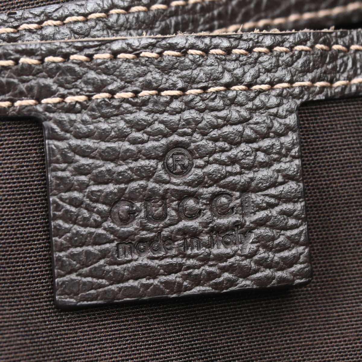 Gucci Brown PVC GG Abbey D Ring Tote Handbag