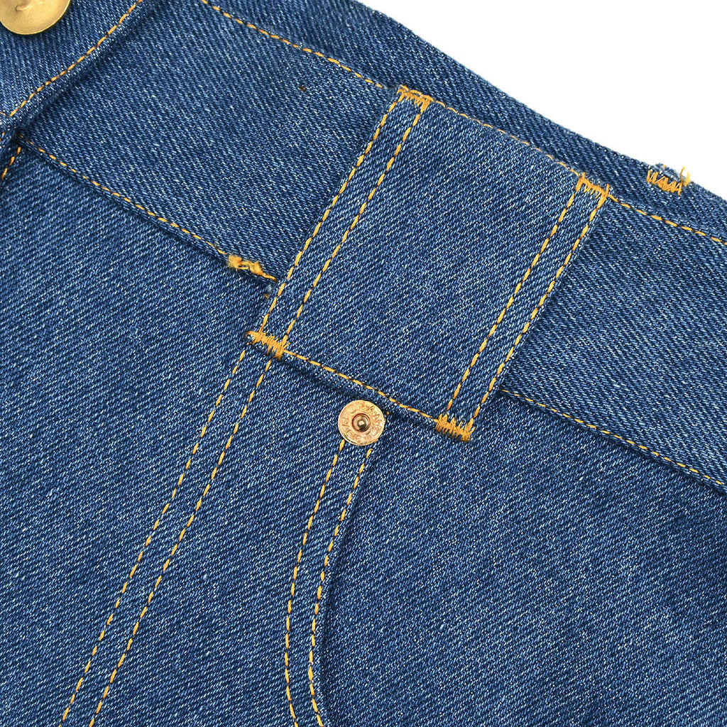 Chanel Short Denim Pants Blue #48