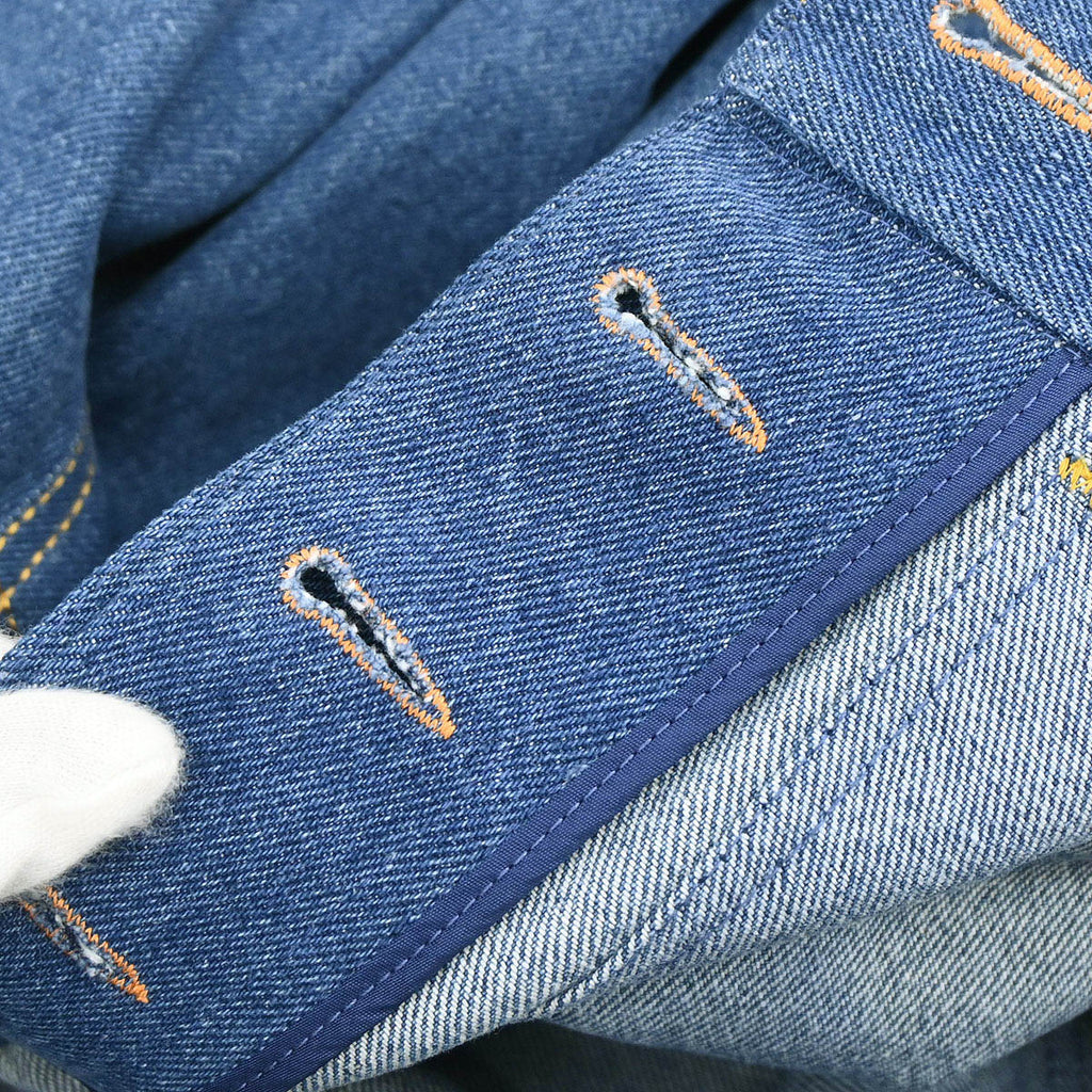 Chanel Short Denim Pants Blue #48