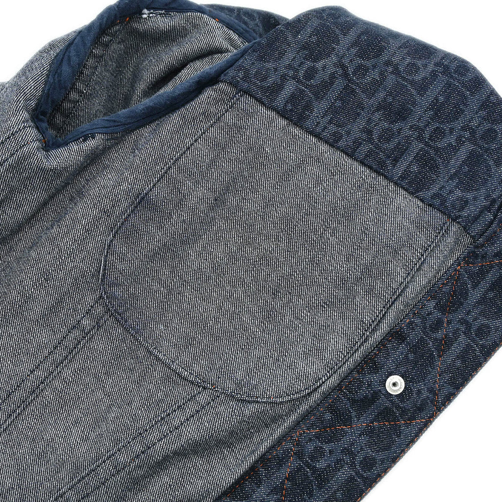 Christian Dior 2006 Single Breasted Denim Trotter Jacket Navy #38