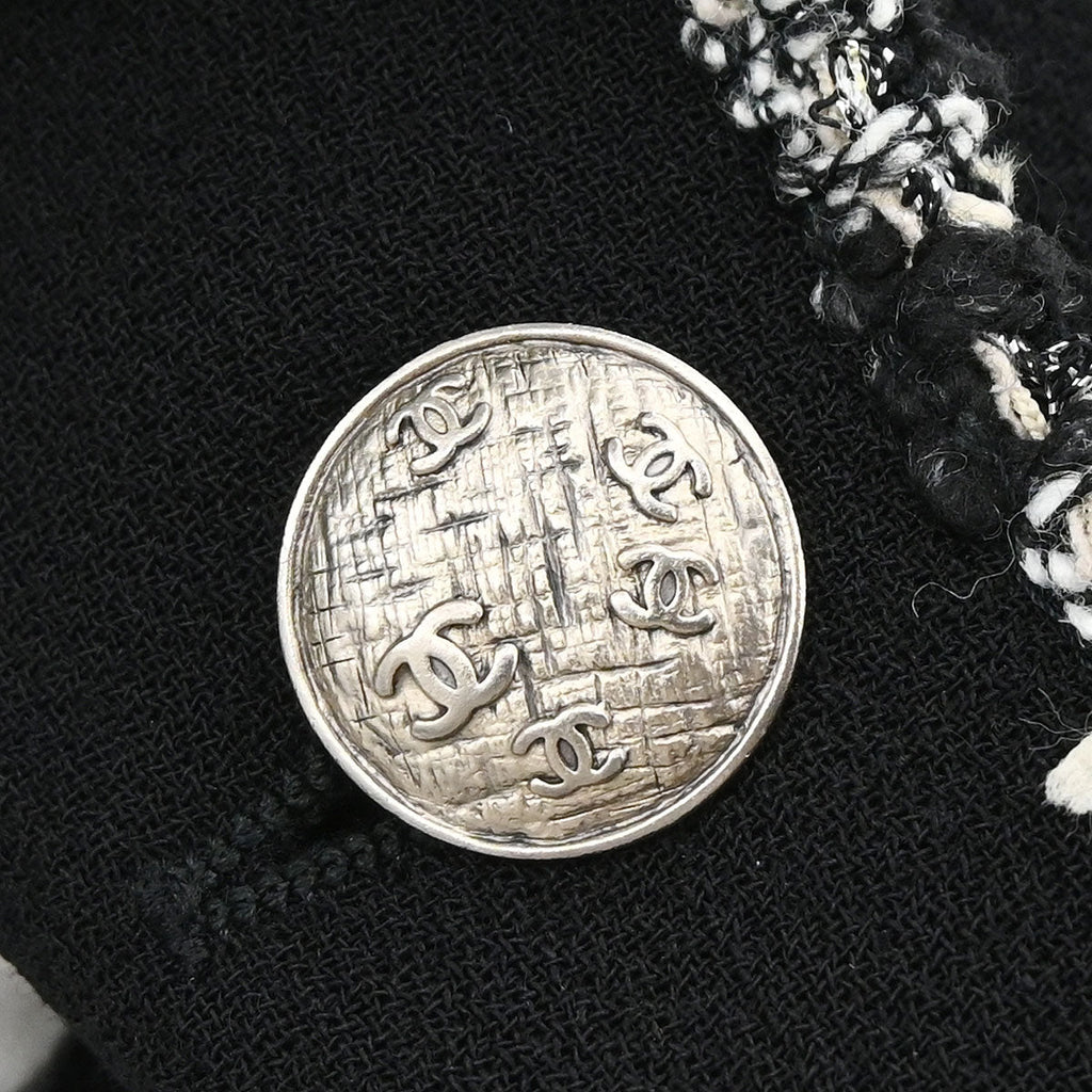 Chanel 2005 Emblem Single Breasted Jacket Black #38