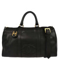 Chanel Black Caviar Skin 2way Shoulder Duffle Handbag