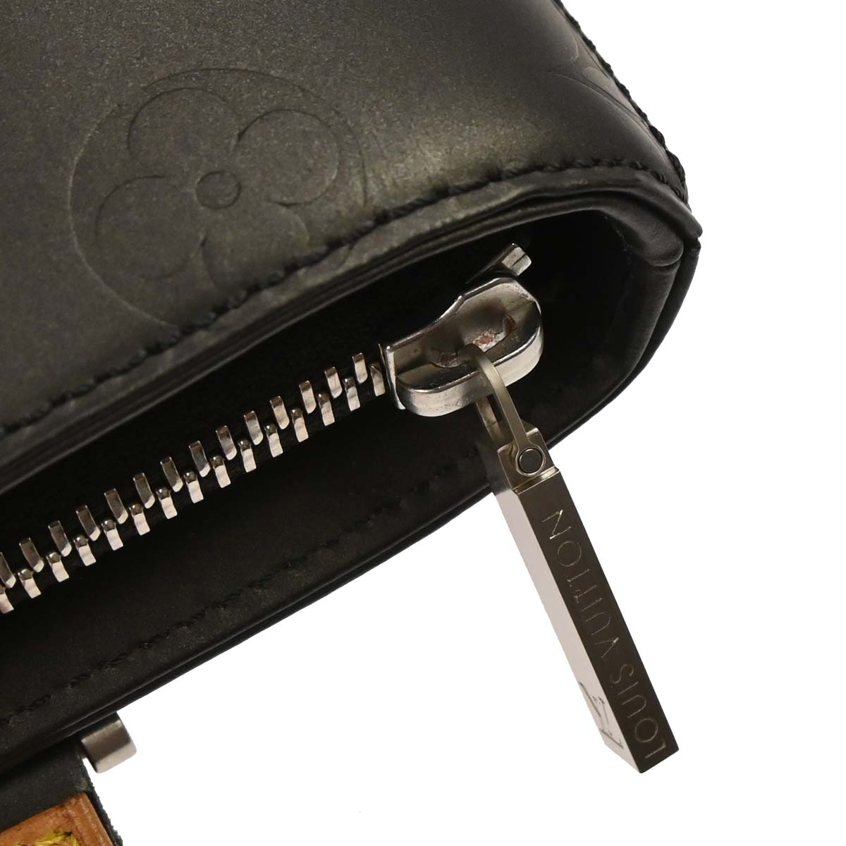 Louis Vuitton 2003 Black Monogram Mat Stockton Tote Handbag M55112