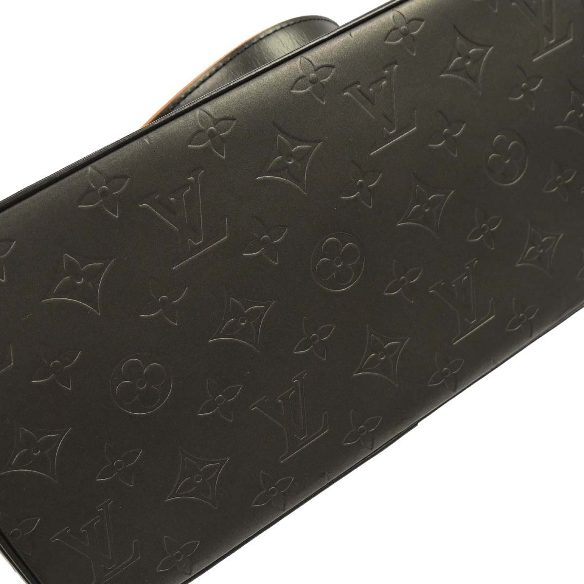 Louis Vuitton 2003 Black Monogram Mat Stockton Tote Handbag M55112