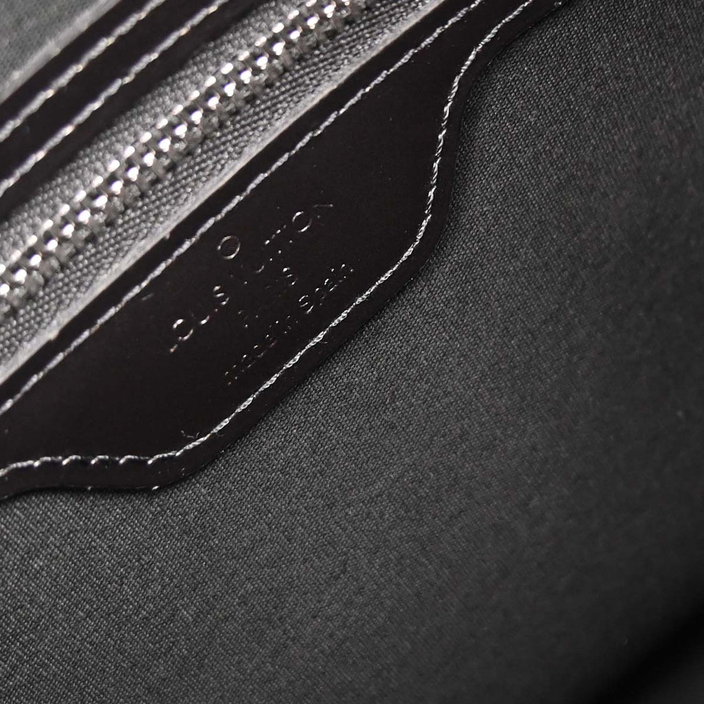 Louis Vuitton 2003 Black Monogram Mat Stockton Tote Handbag M55112
