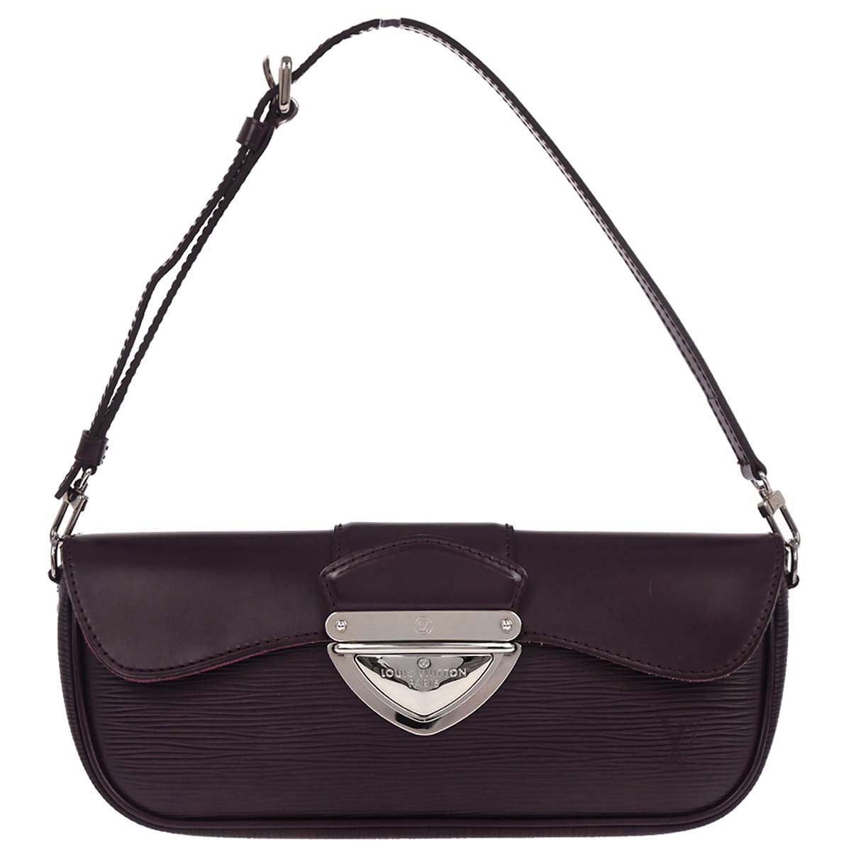 Louis Vuitton 2008 Purple Epi Pochette Montaigne Handbag M5929K