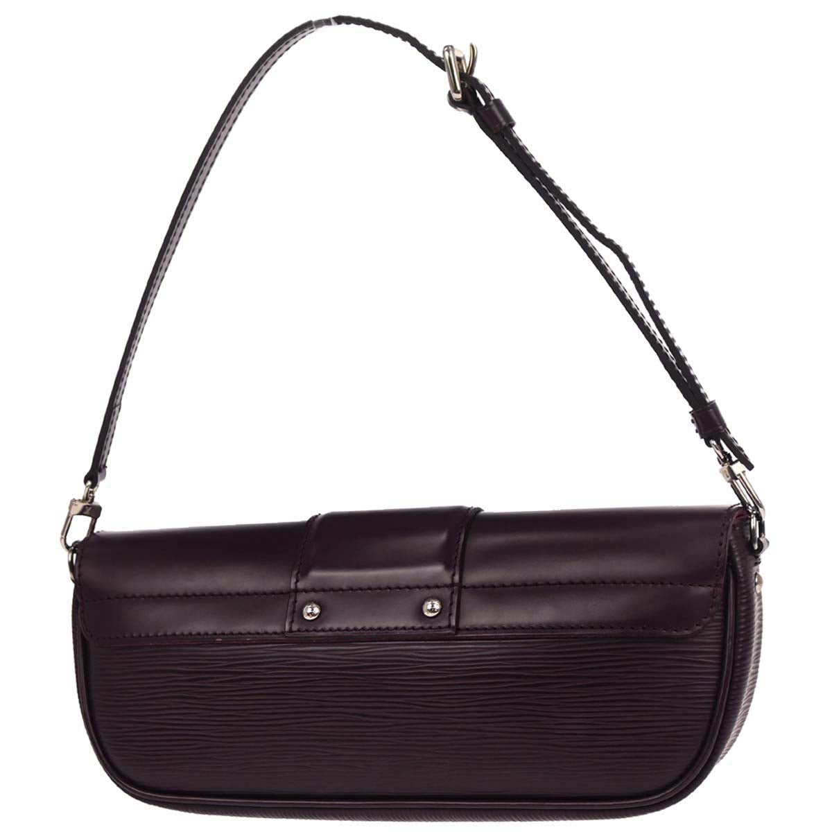 Louis Vuitton 2008 Purple Epi Pochette Montaigne Handbag M5929K