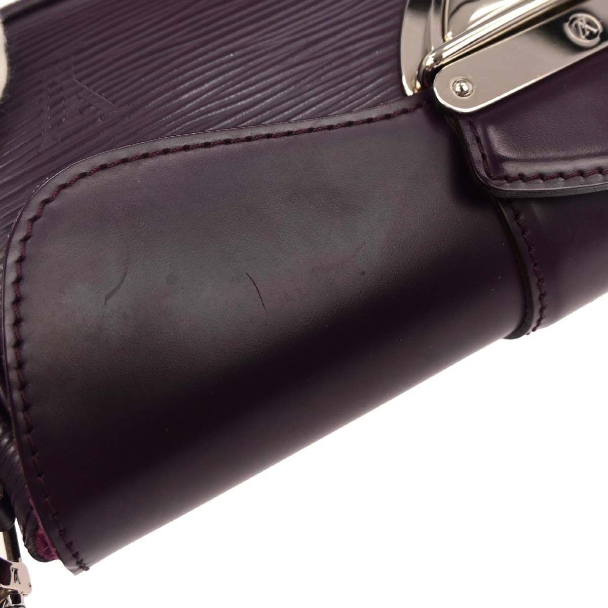 Louis Vuitton 2008 Purple Epi Pochette Montaigne Handbag M5929K
