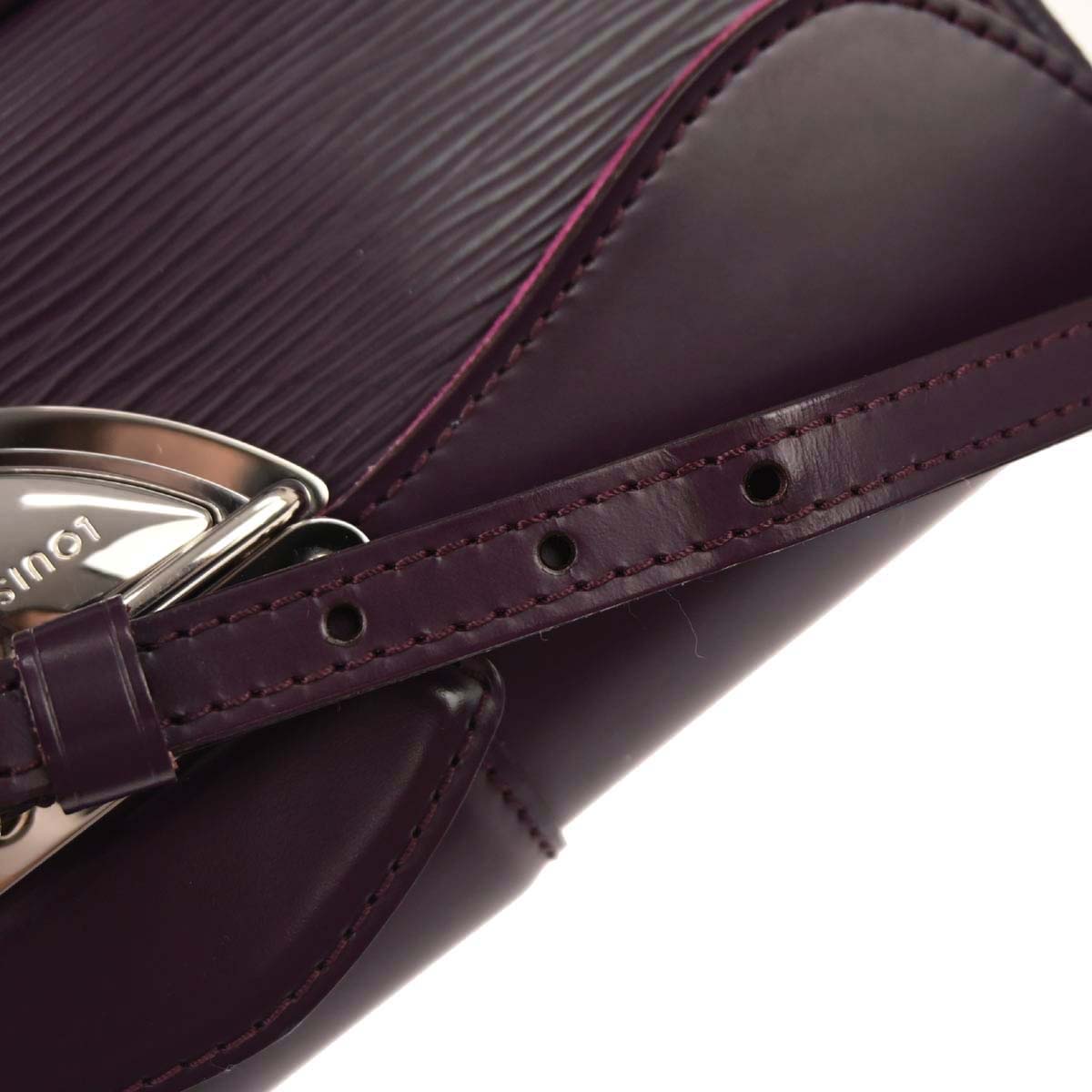 Louis Vuitton 2008 Purple Epi Pochette Montaigne Handbag M5929K
